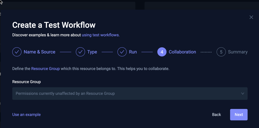 Workflow Wizard - Collaboration Step