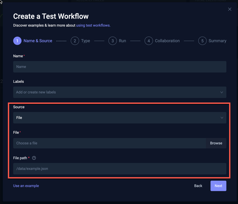 Workflow Wizard - File Source