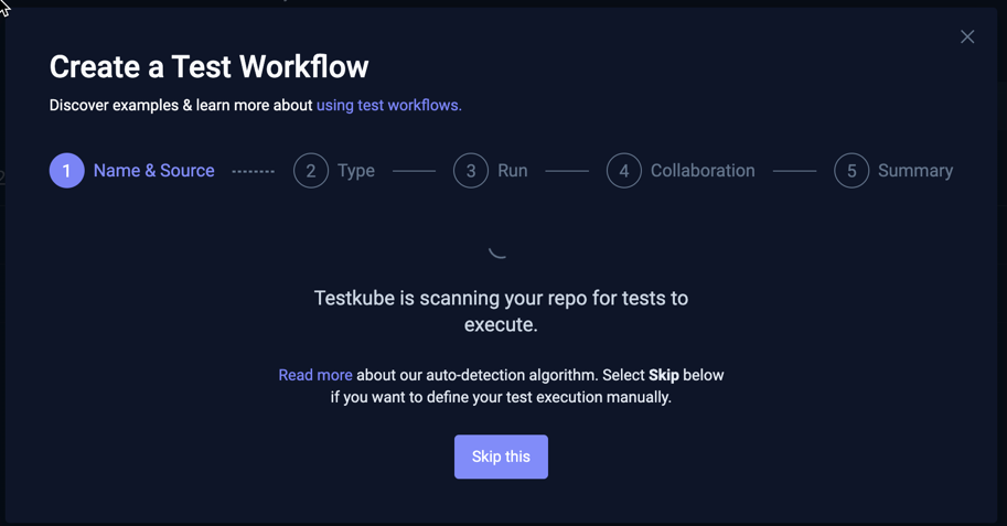 Workflow Wizard - Scanning Repo